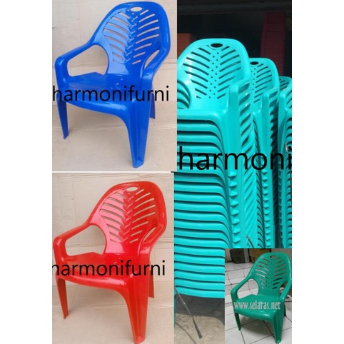 Kursi Teras/ Kursi Santai/ Kursi Main Game Plastik Napolly 909 Biru