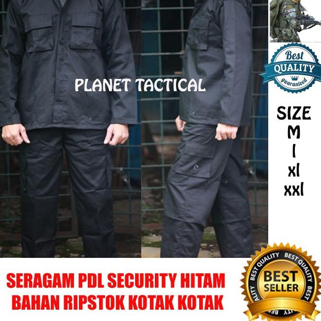 ↝ SERAGAM PDL SECURITY HITAM SERAGAM BRIMOB BAJU SATPAM BAHAN RIPSTOK GROSIR ✘
