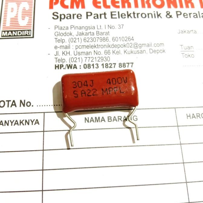 milar 304 400 304J 400V 304J400V 300nF pcmelektrob9090 Kualitas Baik