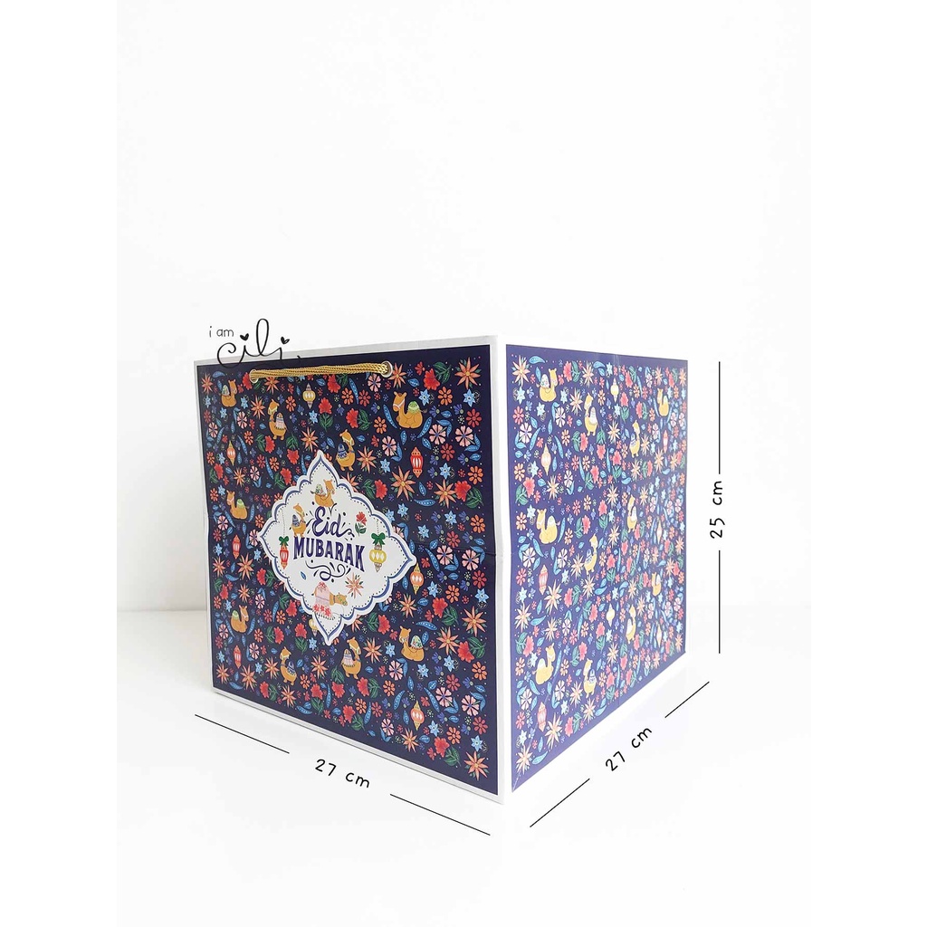 

(PAPERBAG KIRAN27) paperbag lebaran idul fitri 27 x 27 x 25 [10 pcs]