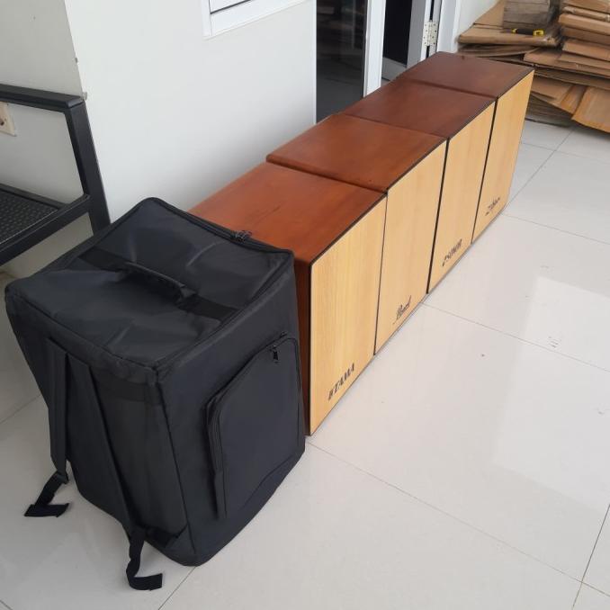 Cajon/Drum Box Akustik Model Kotak Plus Tas Murah