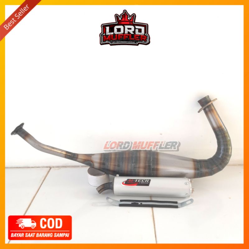 knalpot racing rx king RX-S knalpot rx spesial RD125Z kolong repsol AI-TECH plat galvanis