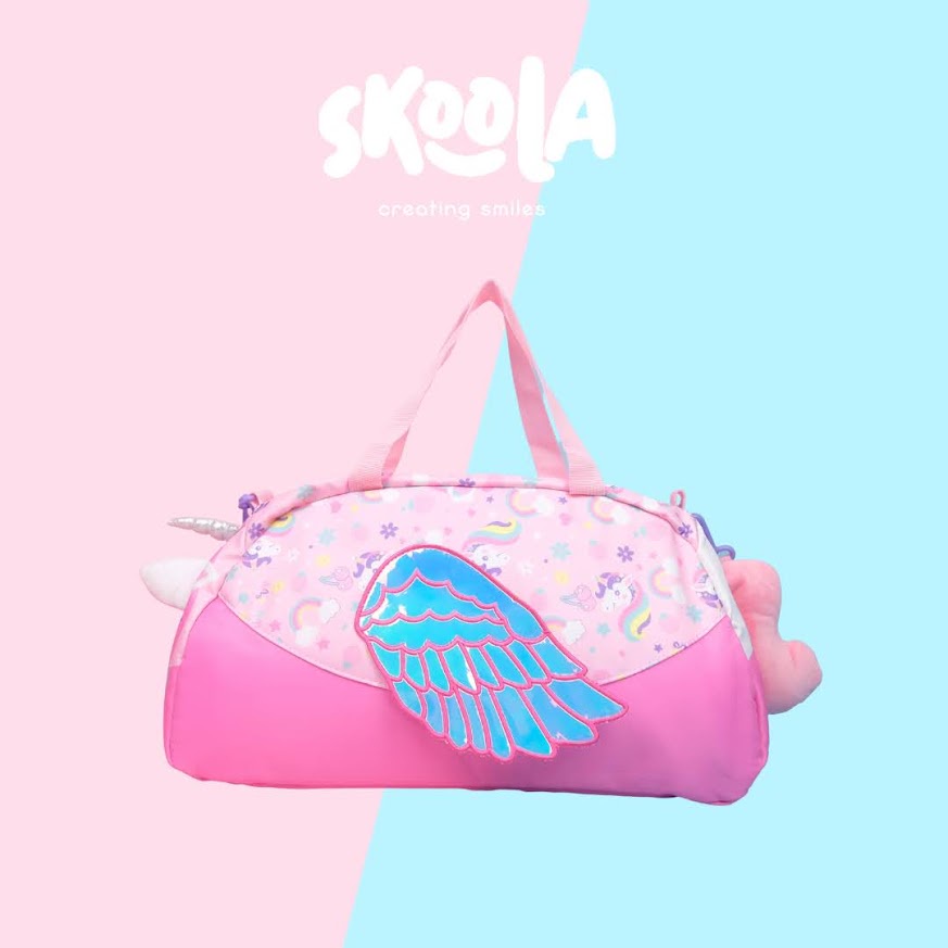 Skoola Tas Travel Pakaian Gym Anak Perempuan Unicorn - Duffle