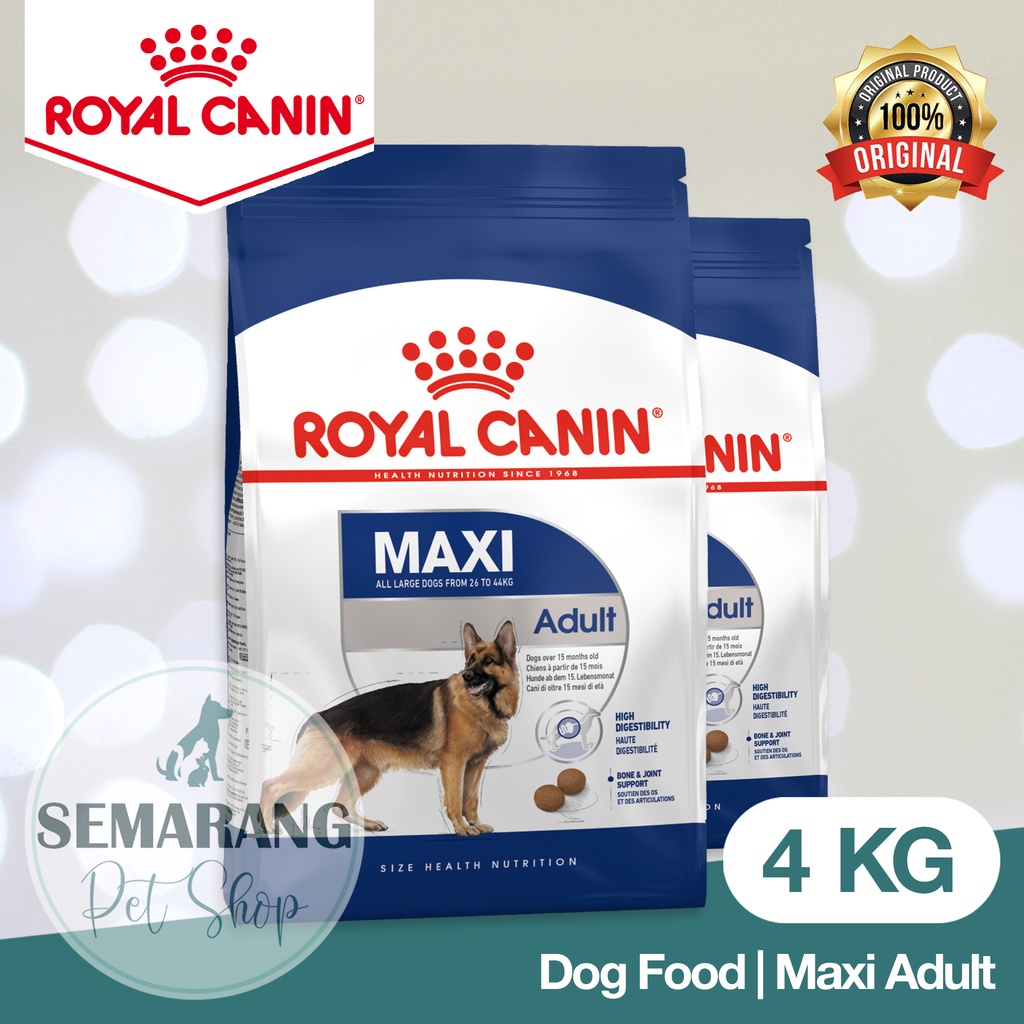 ROYAL CANIN Maxi Adult 4kg | RC Dog Food | Makanan Anjing Dewasa | Freshpack | Original | Super Prem