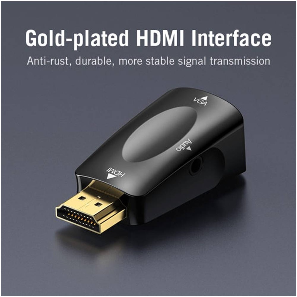 Vention Converter Hdmi To Vga With Audio 3.5mm - AIDB0