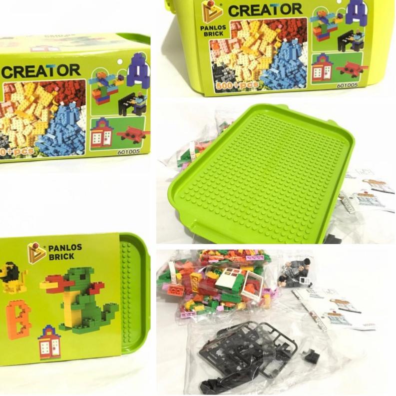 ☇ Mainan anak brick Building kit panlos brick designer ▼