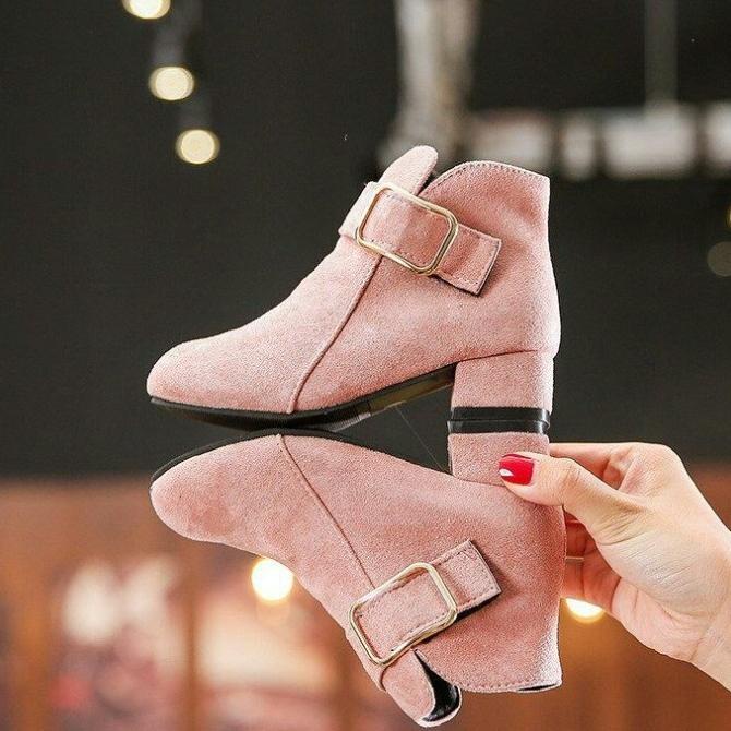 SEPATU ANAK BOOTS HEELS FASHION