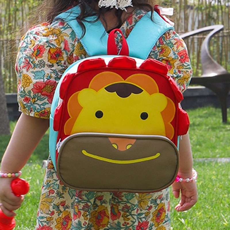 NAOMI - 3D Hikaru Animal Backpack -  Tas Ransel Anak Motif Animal Hewan 3 Dimensi - Tas Sekolah Premium - Tas anak Paud TK