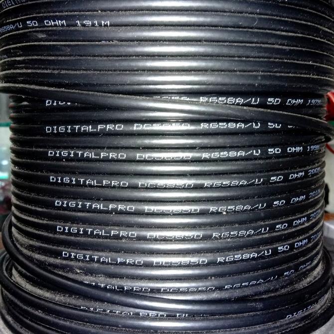 Kabel RG58 50 OHM DIGITAL PRO Jual Meteran RG 58 pcmelektrob9090 Berkualitas