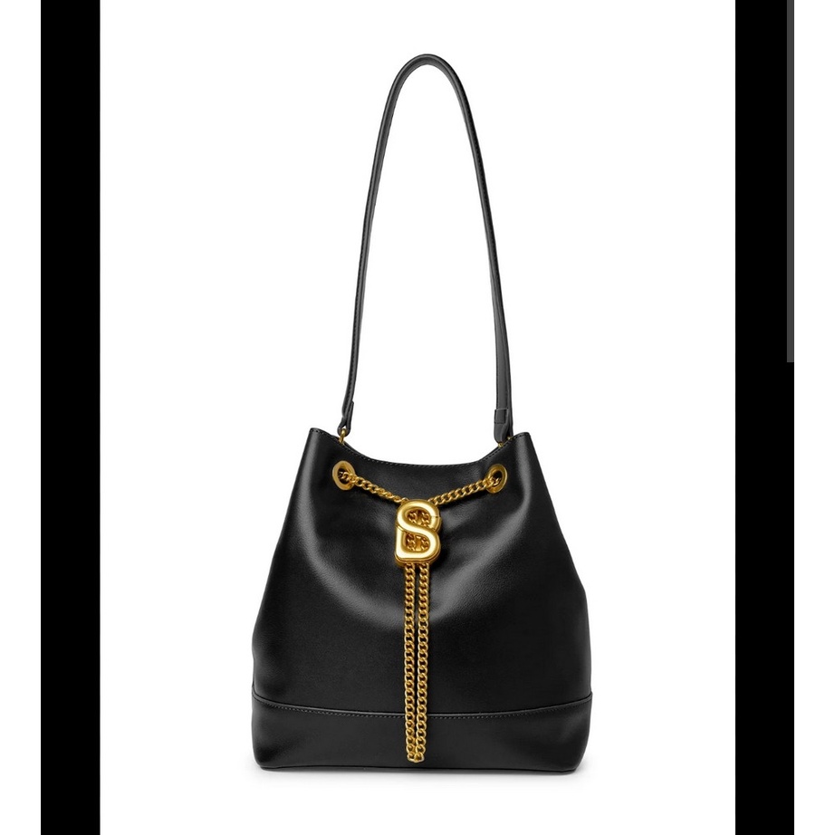 Myra Bag Large Buttonscarves - BLACK