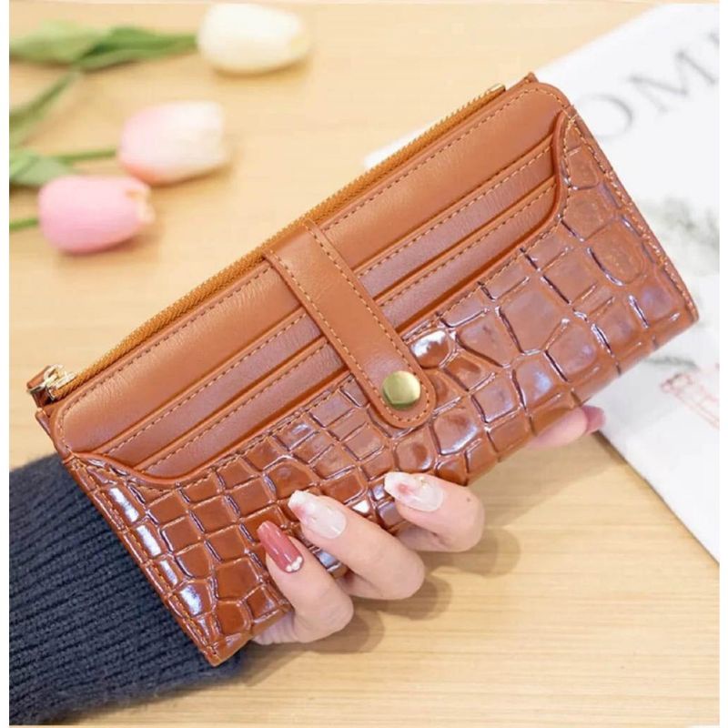 Arifirn Aneska - Premium Dompet Panjang Croco Wanita