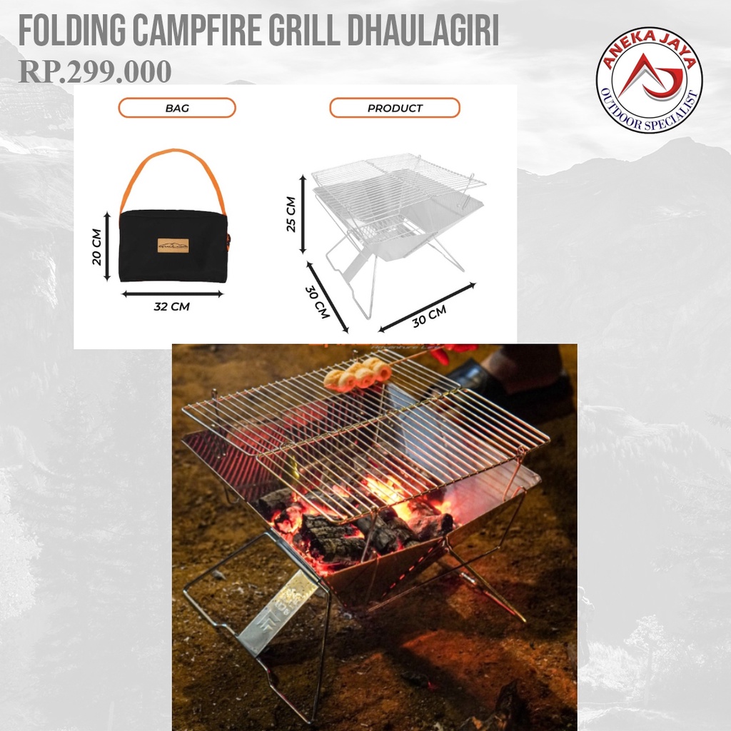 Folding Campfire Grill DHAULAGIRI