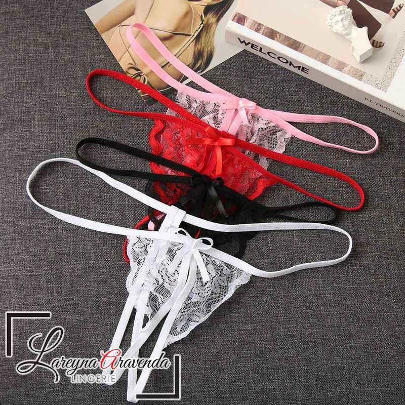 G String Seksi Fit M/L/XL/XXL Model Open Croth / Crotchless CD019