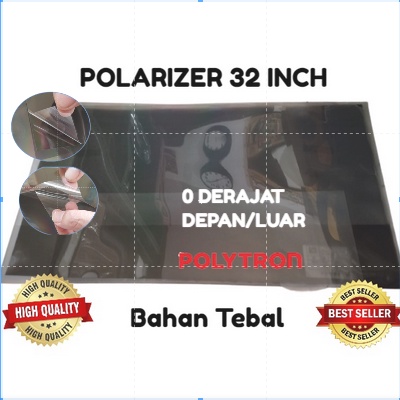 POLARIZER POLARIS TV LCD POLYTRON 32 INCH 0 DERAJAT DEPAN/LUAR, TV merk POLYTRON hemat dan murah [WS