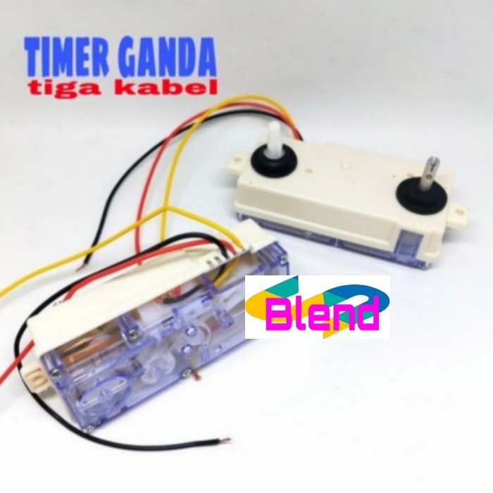 Timer Doubel 3 Kabel Mesin Cuci MULTI Dobel/Ganda