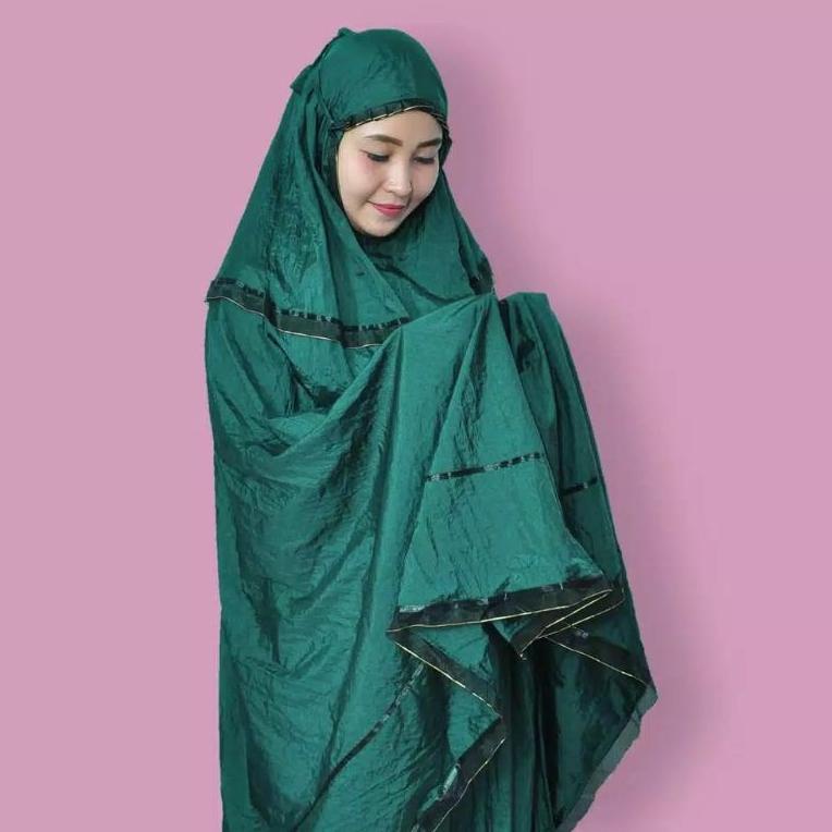 TERLARIS MUKENA PARASUT LOUFIE JUMBO || MUKENA TRAVELING LOUFIE