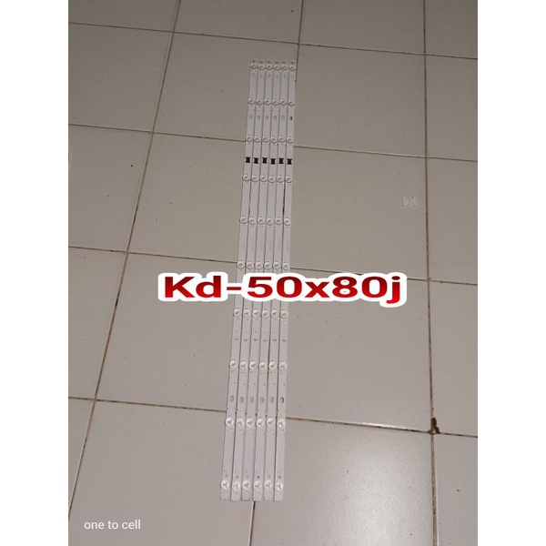 backlight tv sony kd 50x80j-bl-lampu latar-lampu layar tv sony kd 50x80j