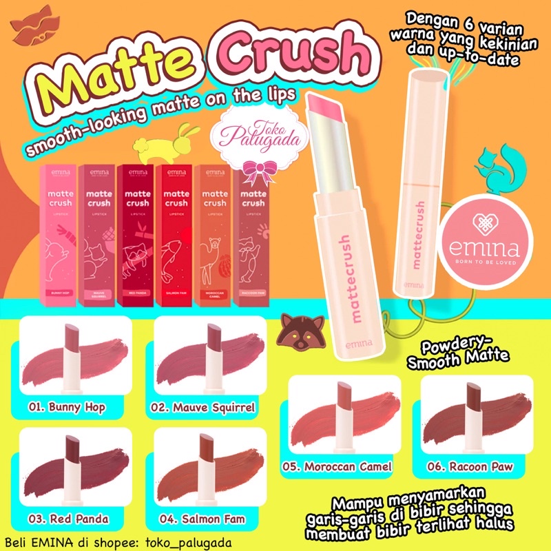 Emina MatteCrush Lipstick