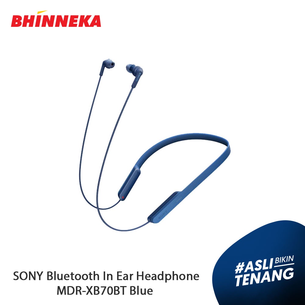 SONY Bluetooth In Ear Headphone MDR-XB70BT Blue