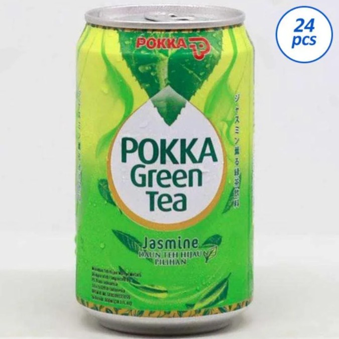 

POKKA Greentea Kaleng Teh Hijau 24 Kaleng 1 DUS [300 mL/24 pcs/karton]