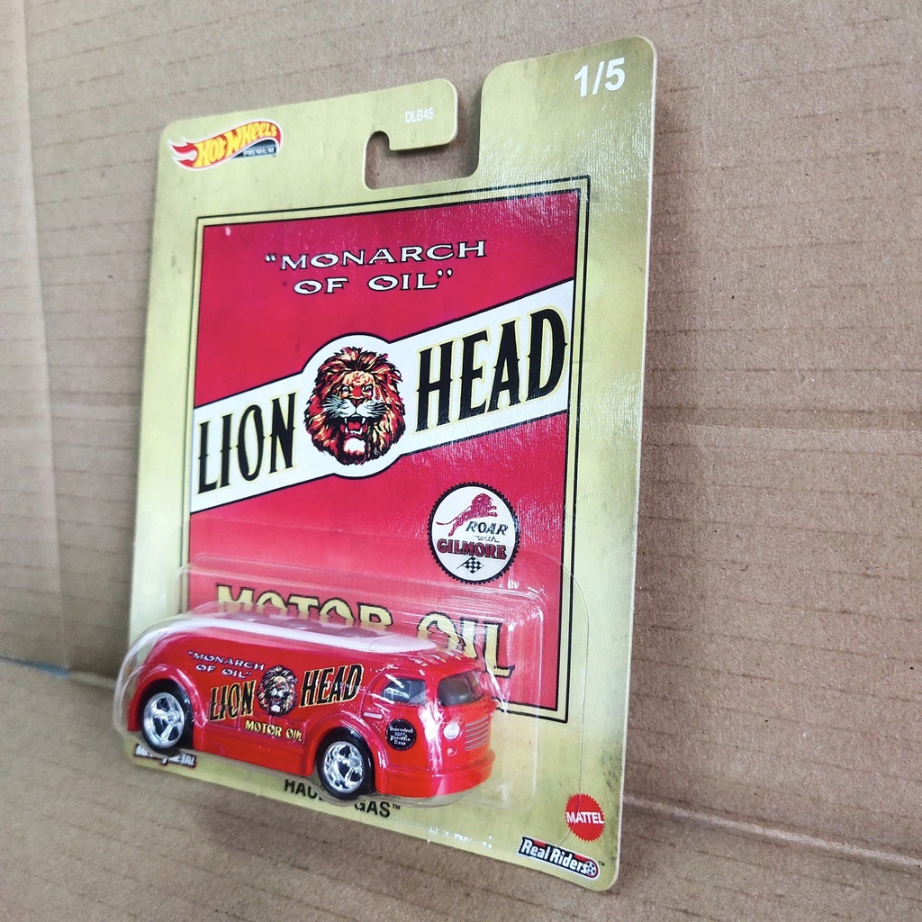 Lion Head 1937 Haulin Gas Hotwheels Premium Vintage Oil