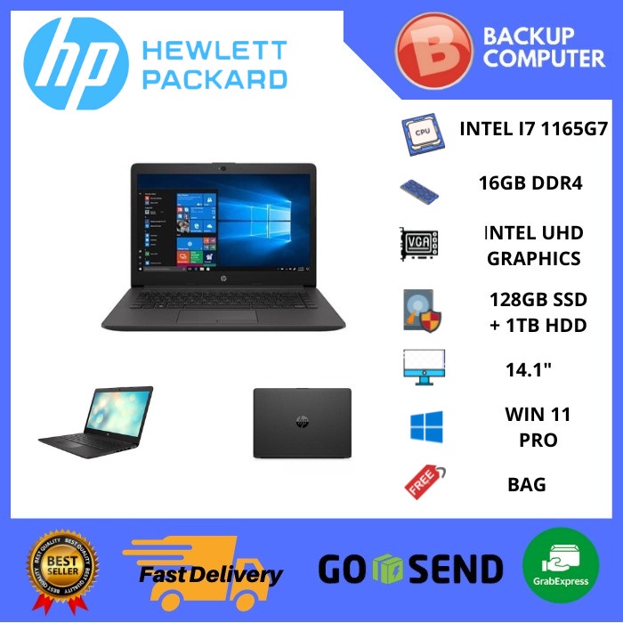 LAPTOP HP 240 G8 61G56PA I7 1165G7 W11 PRO