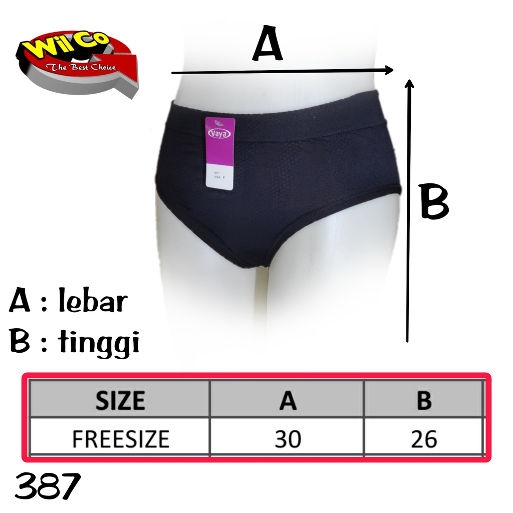 K387 - (Harga Per 1Pcs) CELANA BUSA WANITA SHAPEWARE PAKAIAN WANITA CD BUSA PEMBENTUK BOKONG SEXY VAYA ALL SIZE