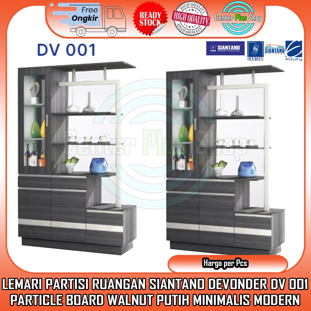 [INSTAN] LEMARI SEKAT SIANTANO DEVIDER DV 001 FURNITURE FURNITUR MINIMALIS MODERN MILENIAL PARTICLE 