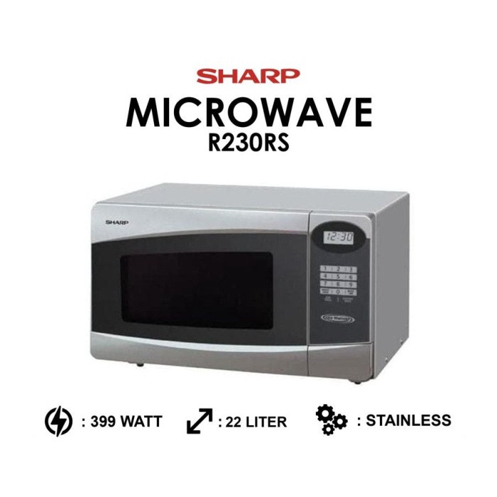 Terlaris Sharp Microwave 22 Liter Touch Control R230R(S)
