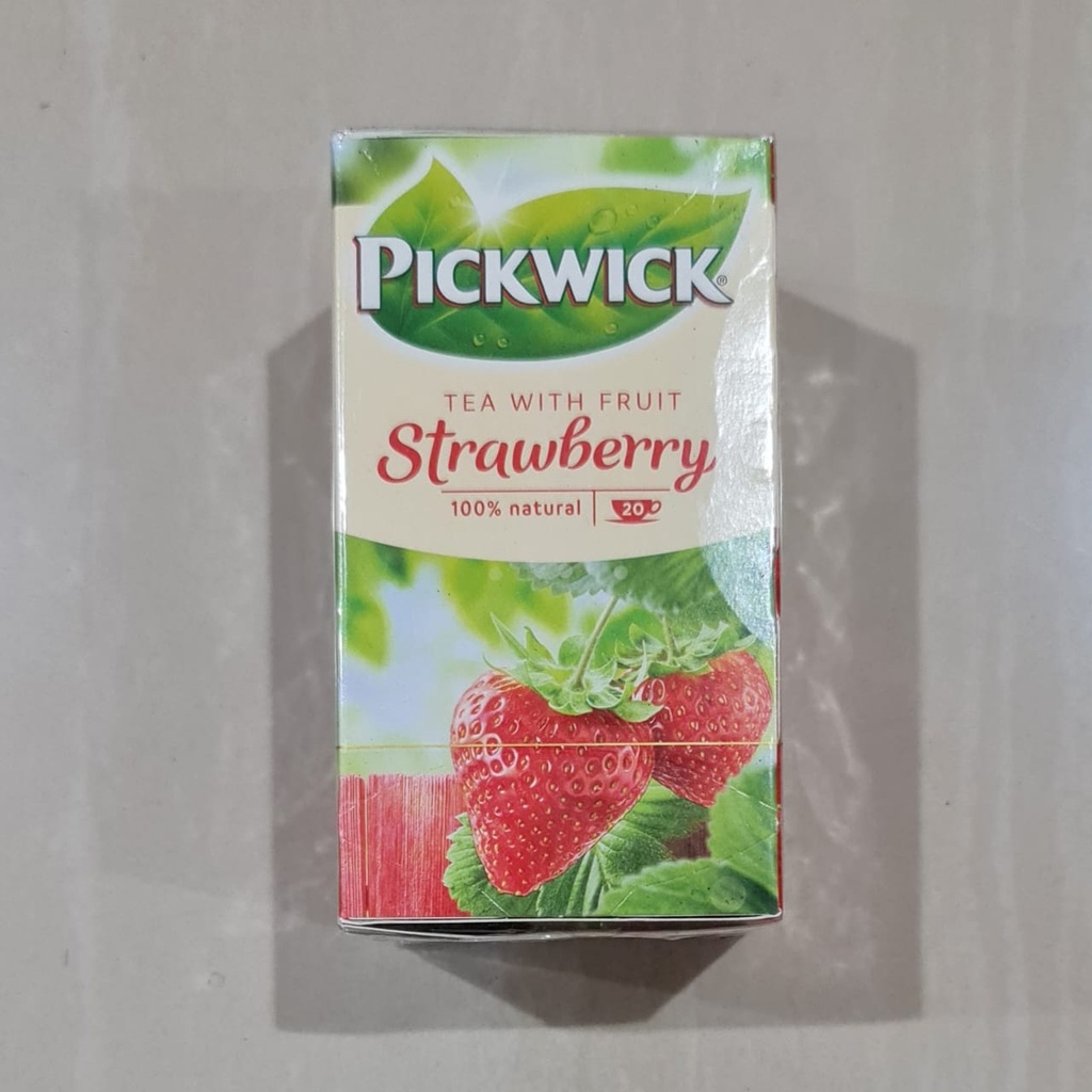 Pickwick Tea With Strawberry Fruit 100% Natural 20 x 1.5 Gram