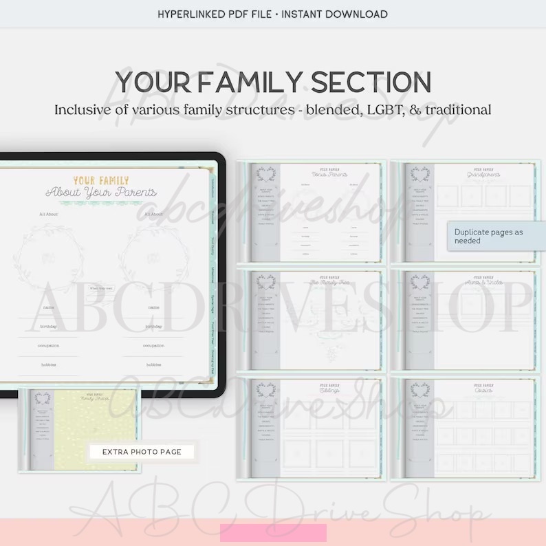 Digital Planner &amp; Journal - Baby's First Year Memory Journal