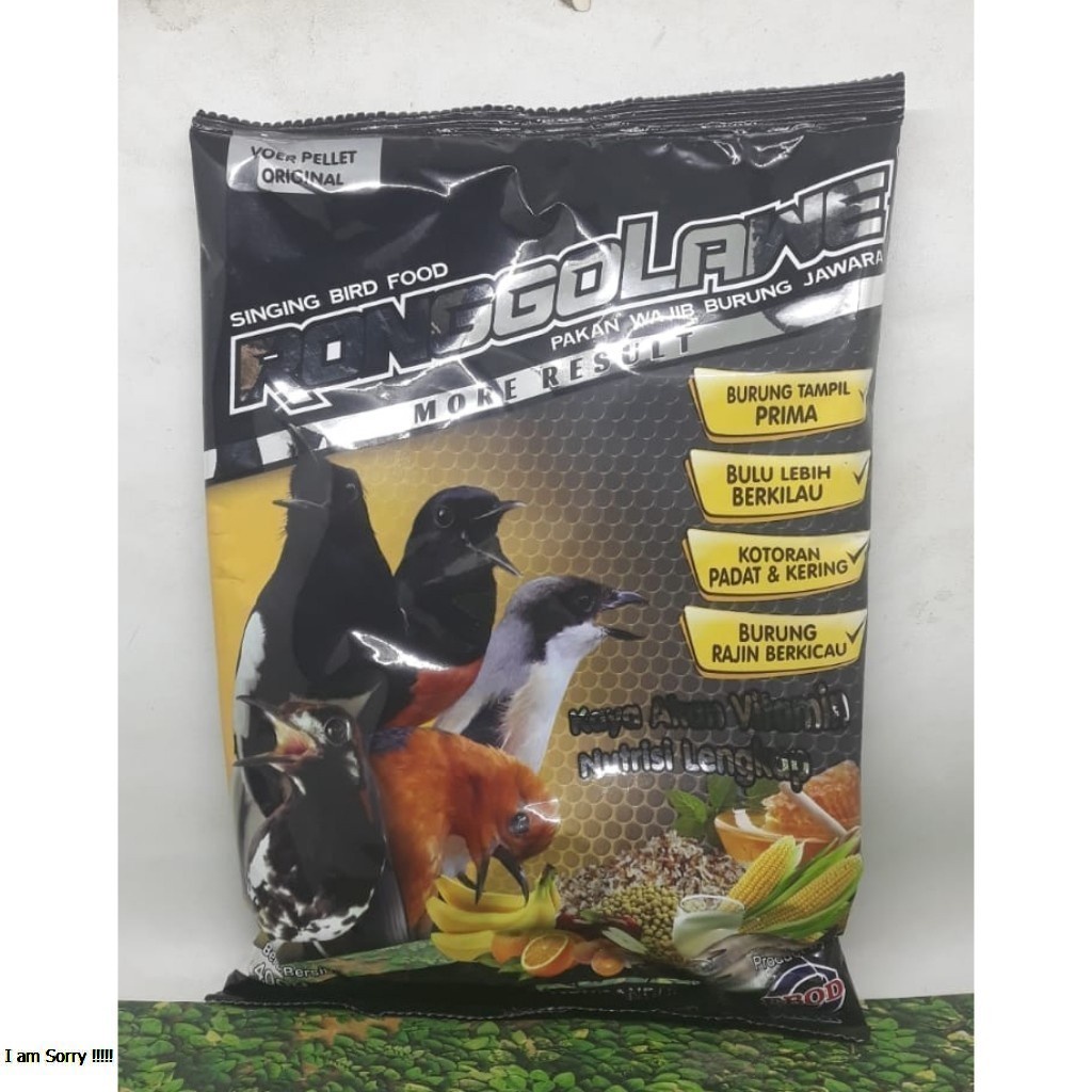 EBOD RONGGOLAWE KUNING PAKAN BURUNG KICAU MURAI KACER ANIS MAKANAN BURUNG PUR ORIGINAL