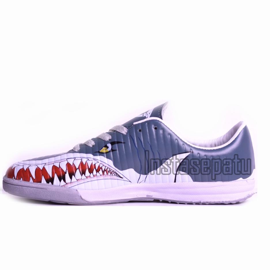 HOT Product Sepatu Futsal Ortuseight Catalyst Requin Grey I Ortus Hiu ??