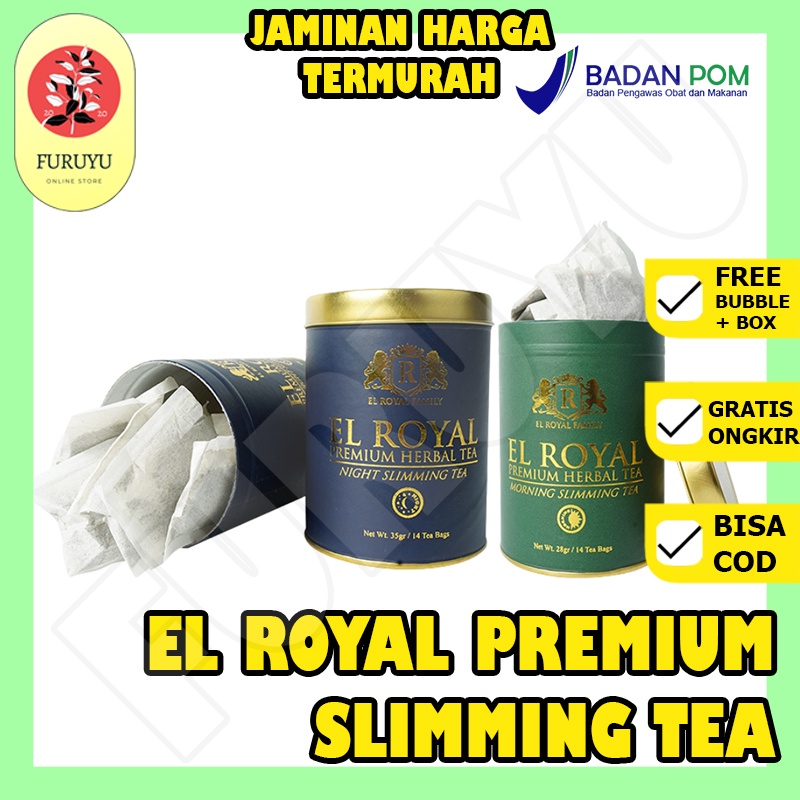 Teh Diet Detox Pelangsing Penurun Berat Badan Alami Pembakar Penghilang Peluntur Lemak Tubuh Badan Paha Lengan Perut Buncit El Royal Premium Herbal Tea Memperlancar Pencernaan Mengendalikan Nafsu Makan Ampuh Original BPOM