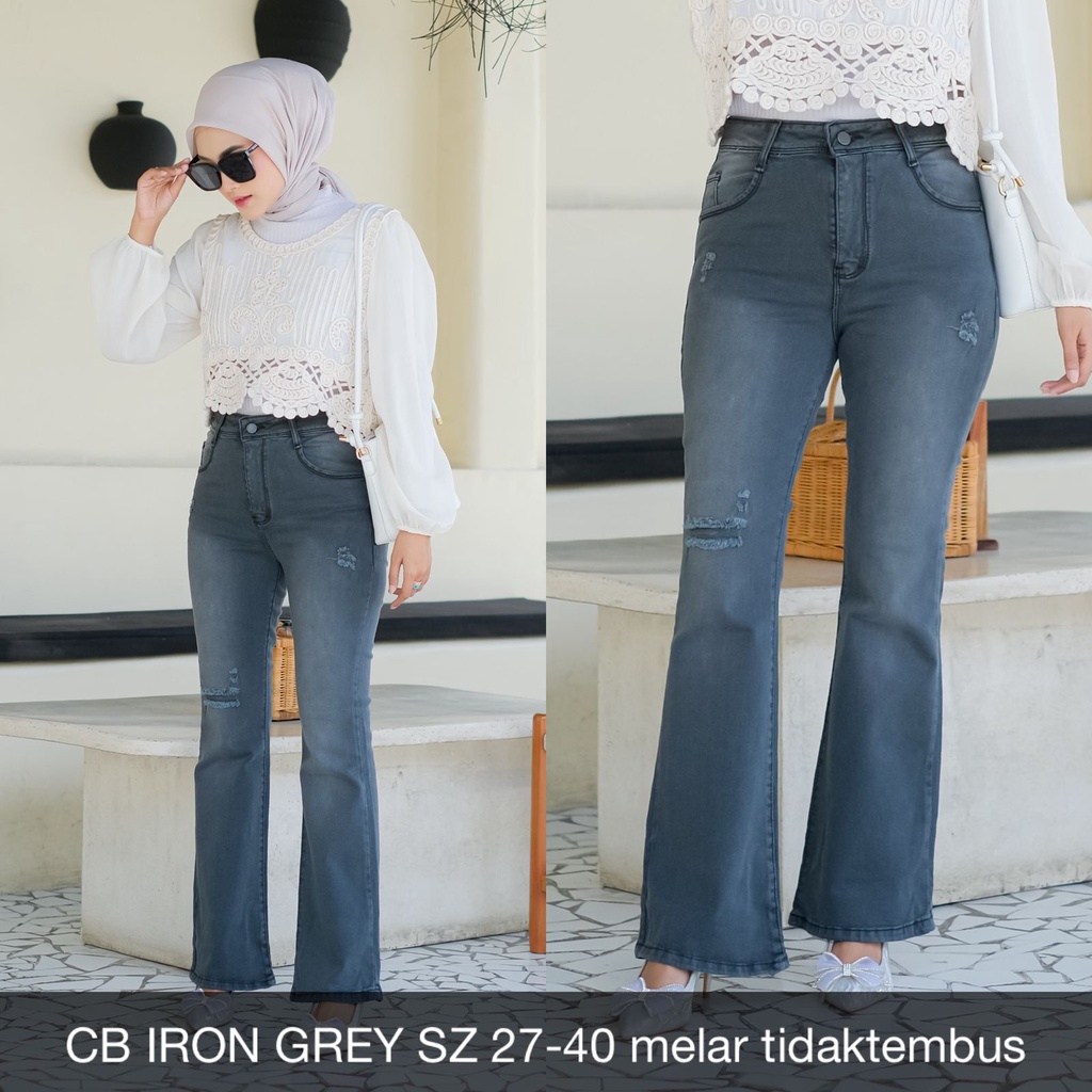 CELANA JEANS WANITA CUTBRAY IRON GREY-SYSCLOTHIER