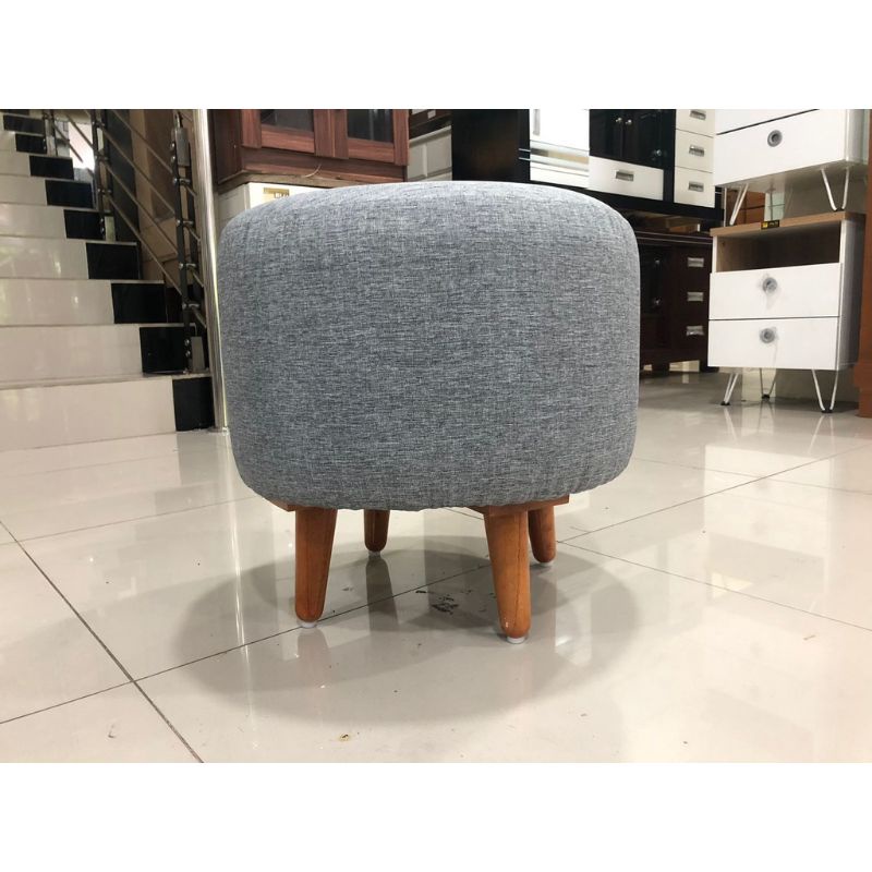 KURSI STOOL BULAT RETRO SCANDINAVIAN KURSI SANTAI MINIMALIS MURAH SOFA BULAT