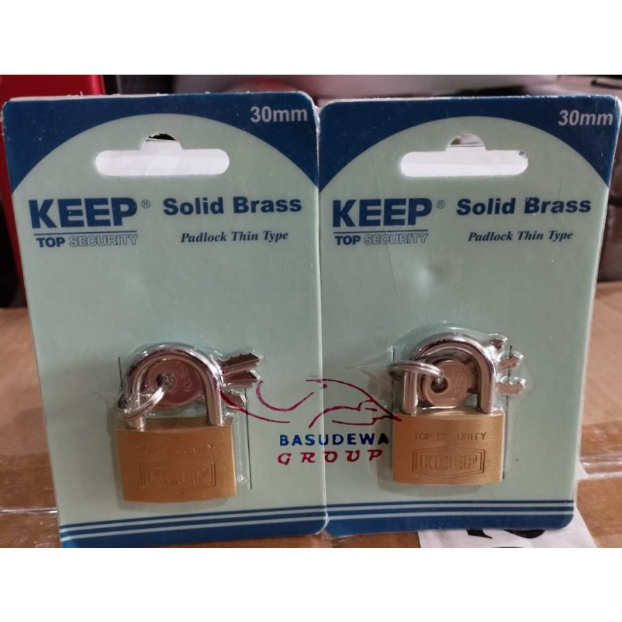 KEEP GEMBOK KUNINGAN 30MM / GEMBOK KEEP KUNINGAN 30 MM / GEMBOK KECIL