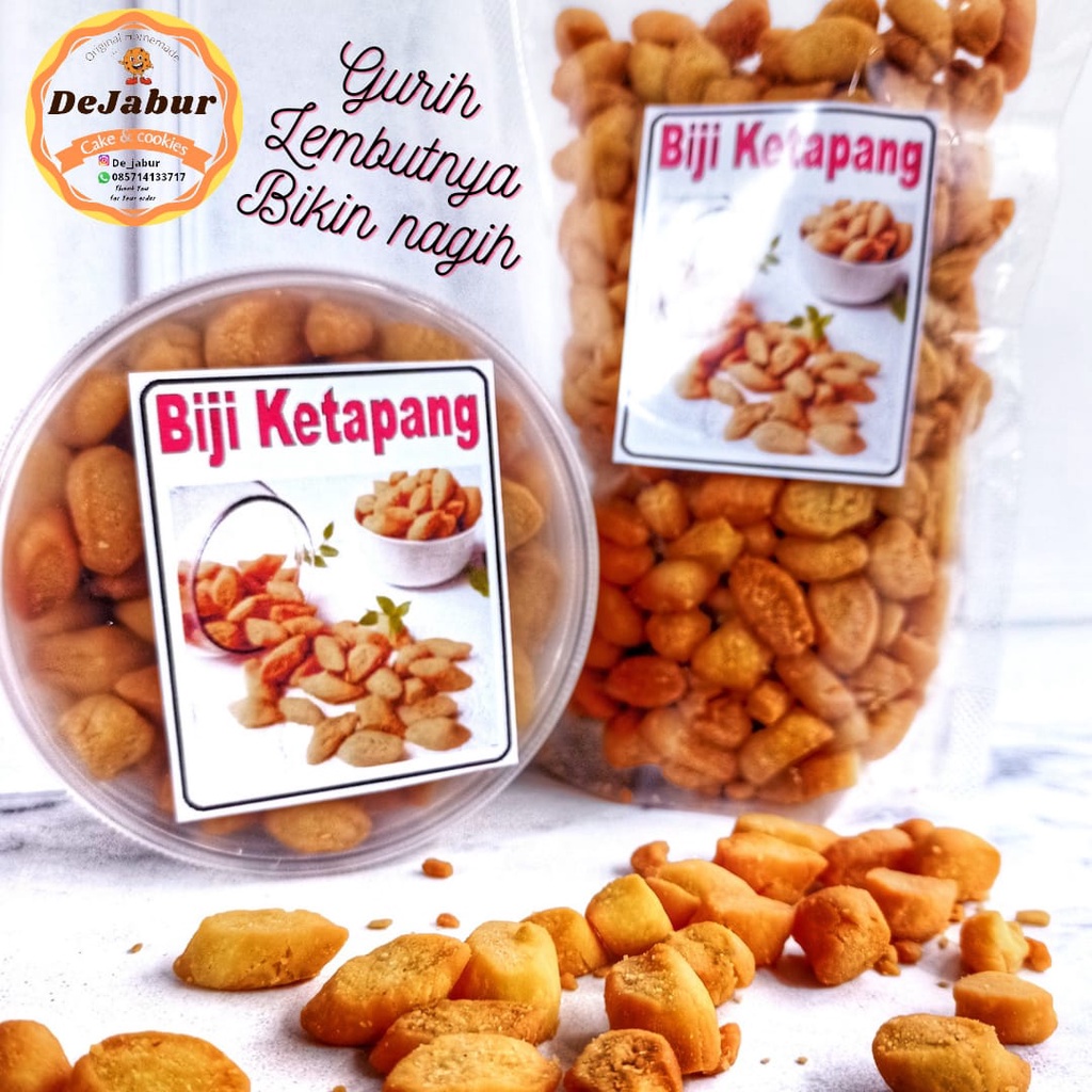 

Biji ketapang Renyah, Gurih , Legit De_Jabur