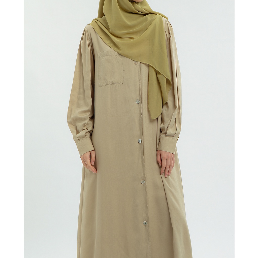 Cottoncut Lean Dress Wanita Long Tunik
