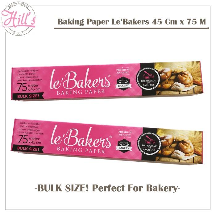 

LE BAKERS BAKING PAPER 45cm x 75m BULK / KERTAS ROTI ANTI LEBAKERS