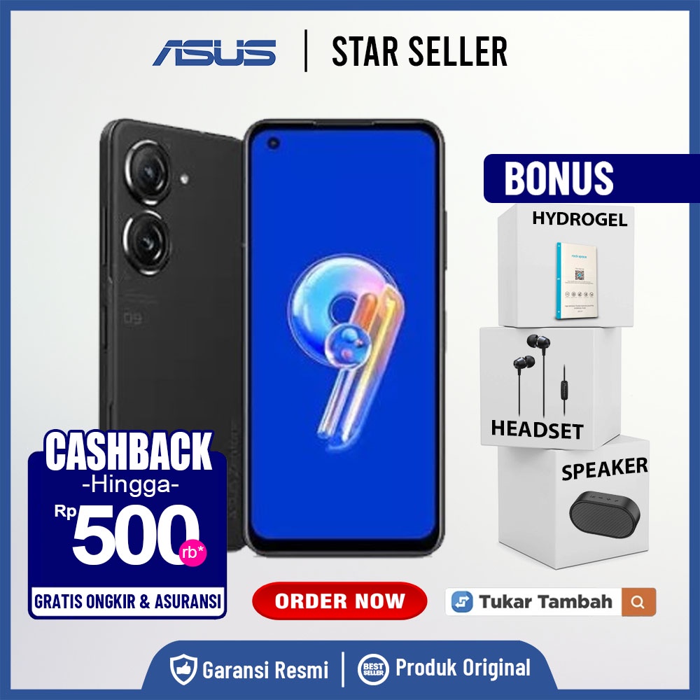 Asus Zenfone 9 6/128GB Garansi Resmi Zenfone 9 6 128GB Note Zenfone 8