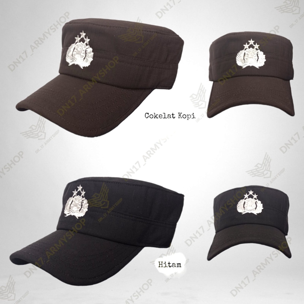 Topi Komando HITAM/COKLAT BINTARA Polri