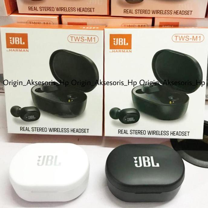 Headset Bluetooth JBL TWS-M1 True Wireless Headset TWS M1 Earphone