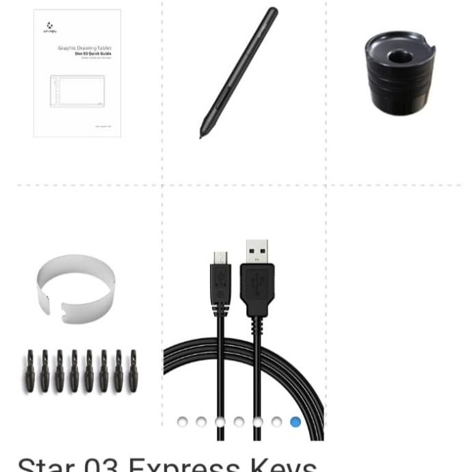 Xp Pen Star 03 V2 Drawing Pen Tablet 8192 Pressure Level Garansi 2 Thn [Cod]