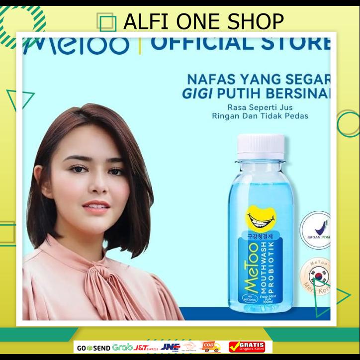 METOO MOUTHWASH OBAT KUMUR PENGHILANG BAU MULUT PENYEGAR MULUT BPOM METOO MOUTHWASH OBAT KUMUR PENGH