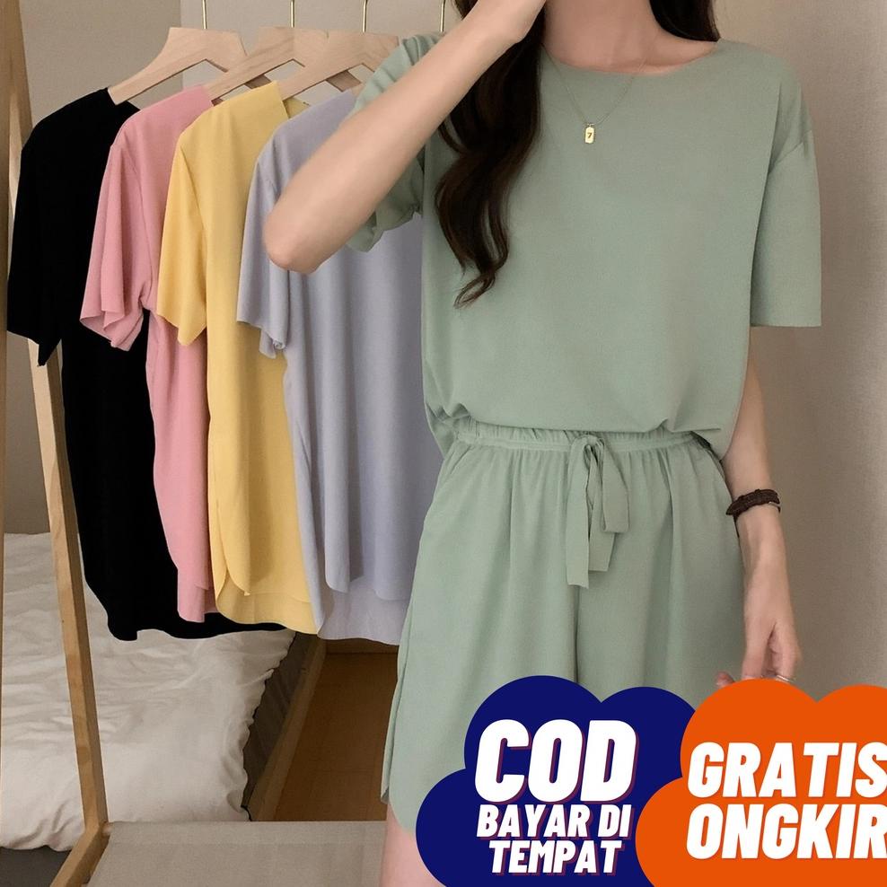 MURAH BANGET BAJU TIDUR WANITA PIYAMA WANITA PIYAMA PENDEK BAJU TIDUR PENDEK WANITA CELANA PENDEK WA