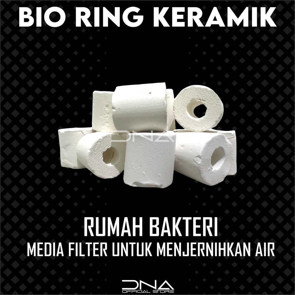 SUPER BIO RING CERAMIC BERPORI media filter bio cincin keramik berpori rumah bakteri pengurai amoniac