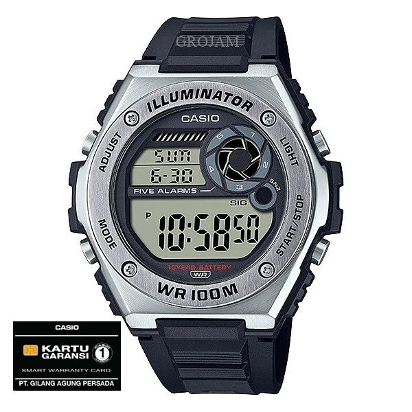 CASIO MWD-100H-1A MWD-100H-2A MWD-100H-9A MWD 100H ORIGINAL GARANSI RESMI