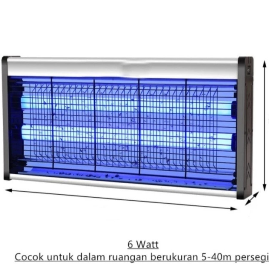 6 WATT Insect Killer Perangkap Nyamuk Lalat Lampu UV/Lampu Perangkap Nyamuk/Lampu Nyamuk/Lampu UV