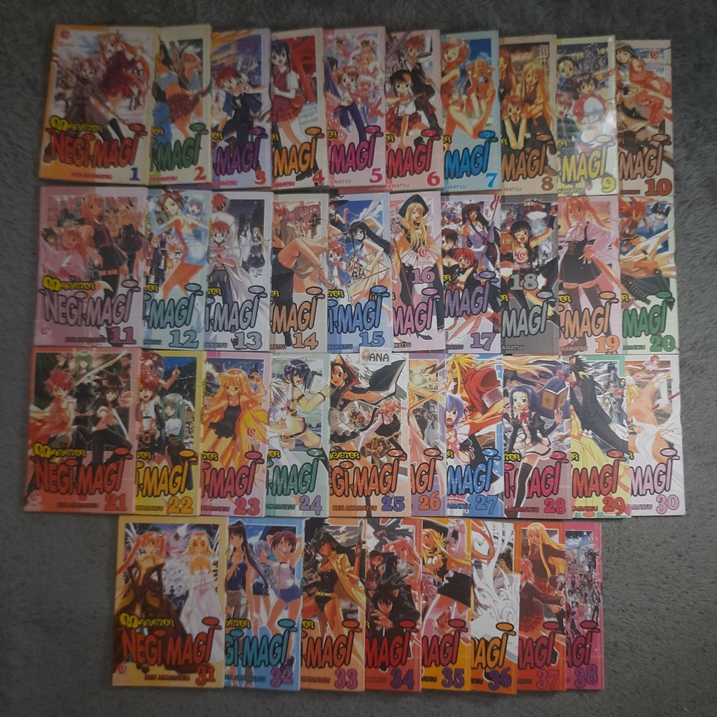 Komik SET Magister Negi Magi 1-38 Tamat (Ken Akamatsu)